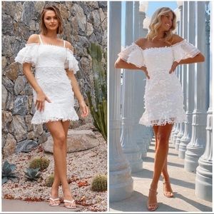NWT Two Sister’s BEATRICE DRESS WHITE MSRP $155